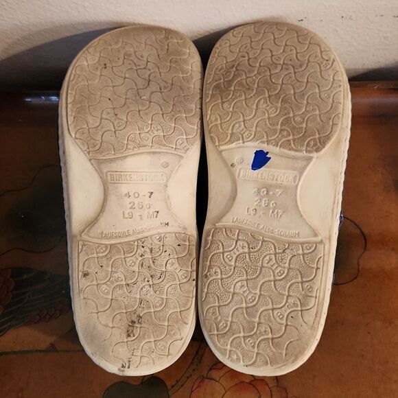 Birkenstock Bodega Woven Leather Laced Shoes L9 M7 - Picture 9 of 10